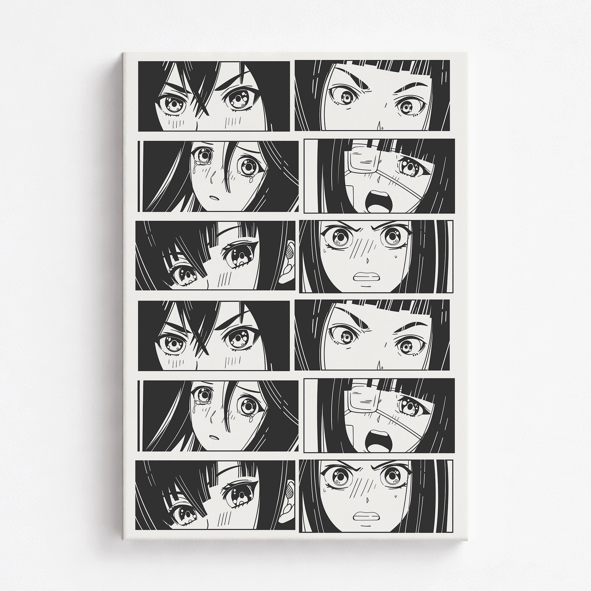 Six Moods, 70x100cm Satin Canvas Poster