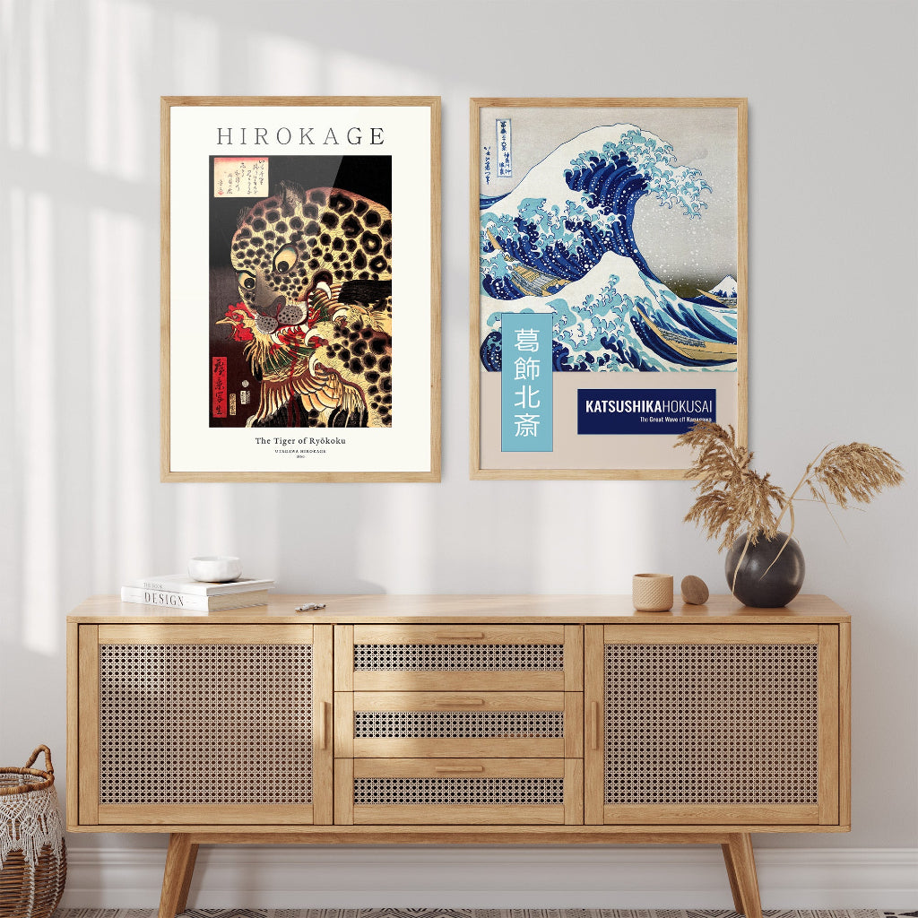 Japanese Wall Art Reimagined from Japandi.Art